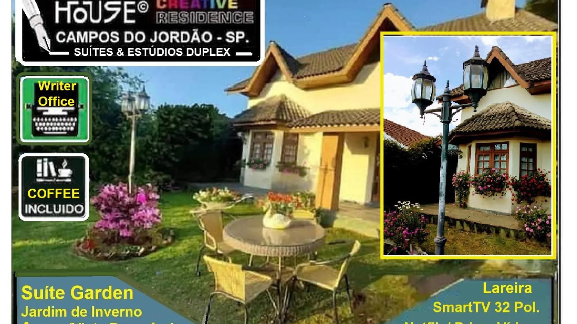 The Writer'S House Bed & Breakfast Campos do Jordao